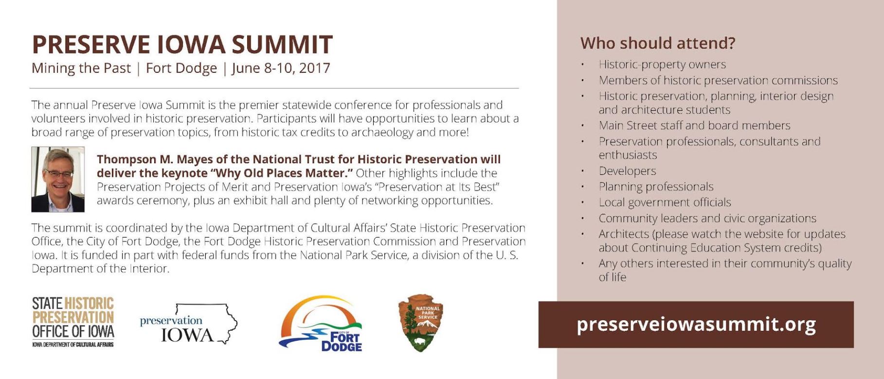 Preservation Iowa 2017 Preserve Iowa Summit