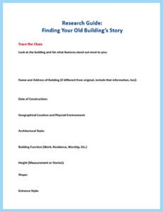 First page of workbook