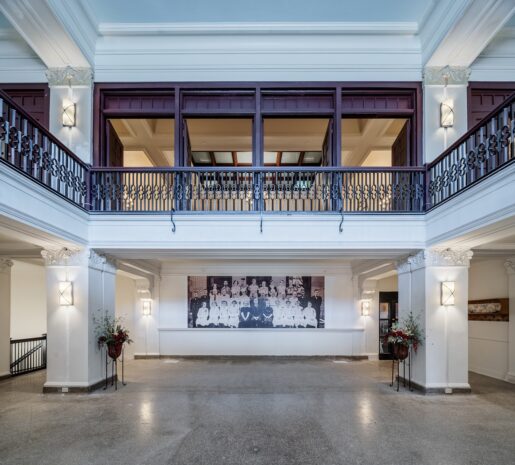 Hotel Maytag Ballroom Hotel Maytag ballroom after rehabilitation