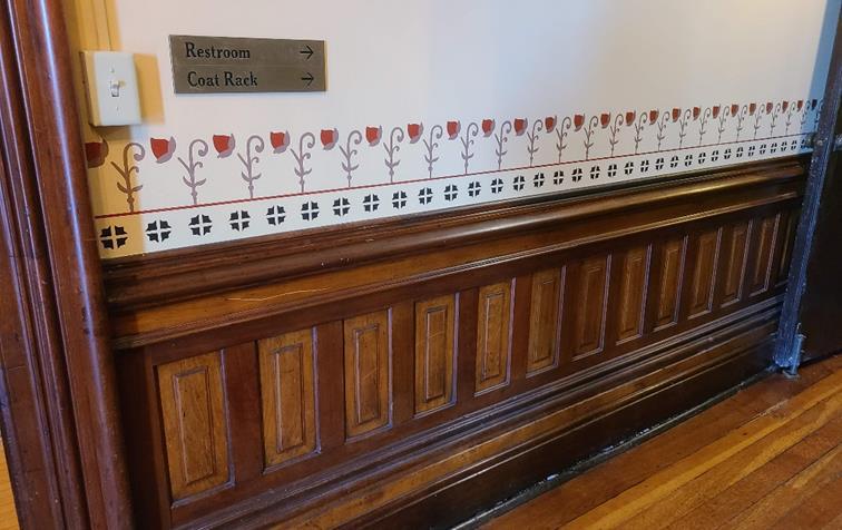 Hoyt Sherman Place Stencil Restoration Hoyt Sherman Place Stencil Restoration