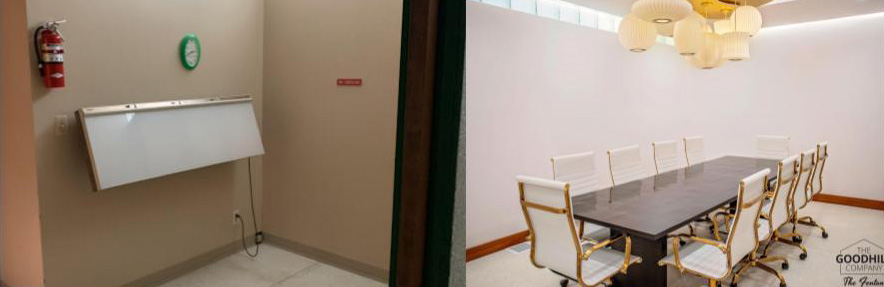 The Fenton Conference Room Before & After The Fenton Conference Room Before & After