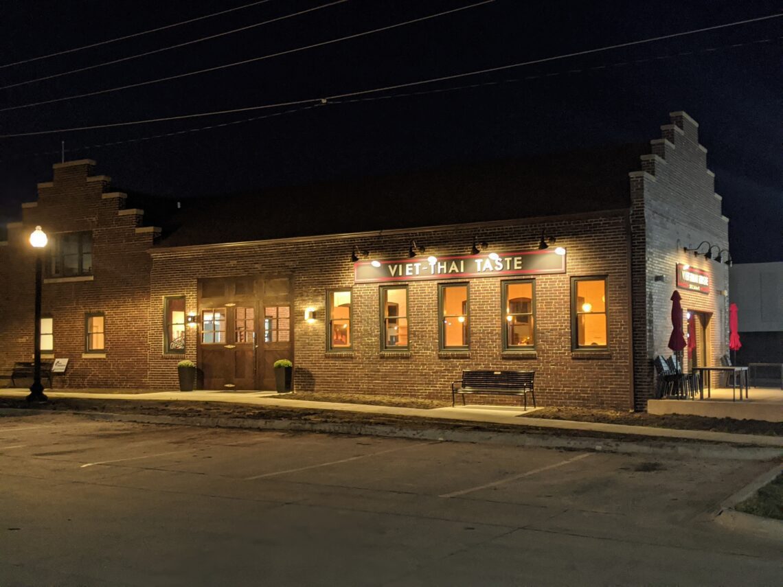 Viet Thai Taste Exterior at Night