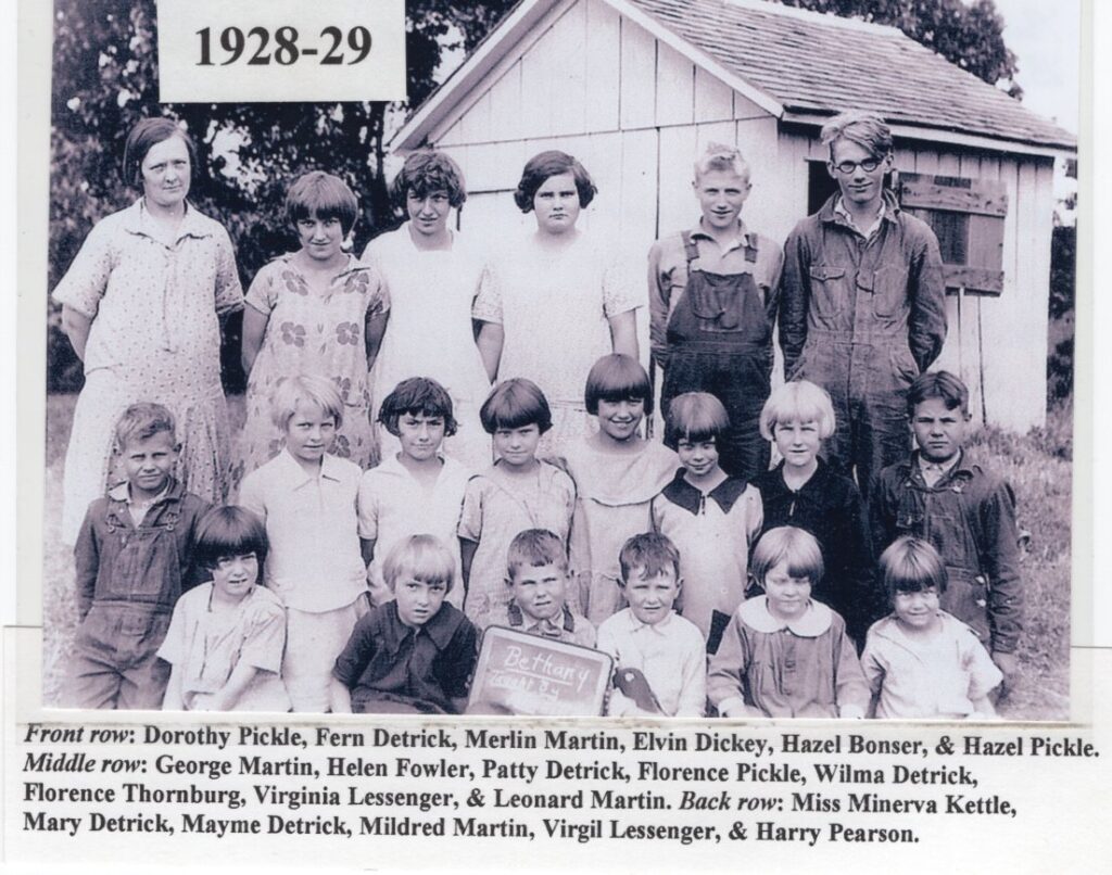 Rural Schools of Henry County Baltimore Twp 1929