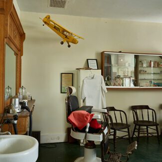 A vintage downtown barber shop, part of the Ackley Heritage Center A vintage downtown barber shop, part of the Ackley Heritage Center