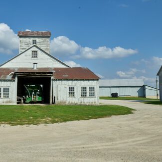 Farm Slide Show_0004_master-pnp-highsm-39800-39804a Barns in Amana, one of the Amana Colonies, seven villages in Iowa County, Iowa