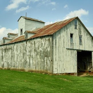Farm Slide Show_0006_master-pnp-highsm-39800-39806a Old barn in Amana, one of the Amana Colonies, seven villages in Iowa County, Iowa