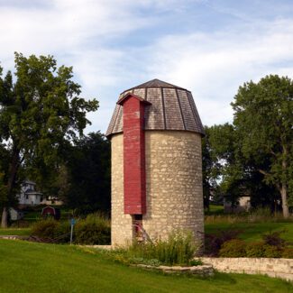 Farm Slide Show_0020_master-pnp-highsm-39900-39911a A historic limestone silo, built in the 1930s in Cascade, Iowa