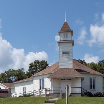 Prairie Creek Christian Church in rural Benton County, Iowa Prairie Creek Christian Church in rural Benton County, Iowa