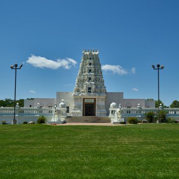 The Hindu Temple and Cultural Center, near the town of Madrid in Boone County, Iowa The Hindu Temple and Cultural Center, near the town of Madrid in Boone County, Iowa