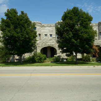 The former Bovee Flats castle apartment building in Waterloo, Iowa, dates to the early 1900s, when it was built as one of several rental properties owned by D.W. Bovee The former Bovee Flats castle apartment building in Waterloo, Iowa, dates to the early 1900s, when it was built as one of several rental properties owned by D.W. Bovee