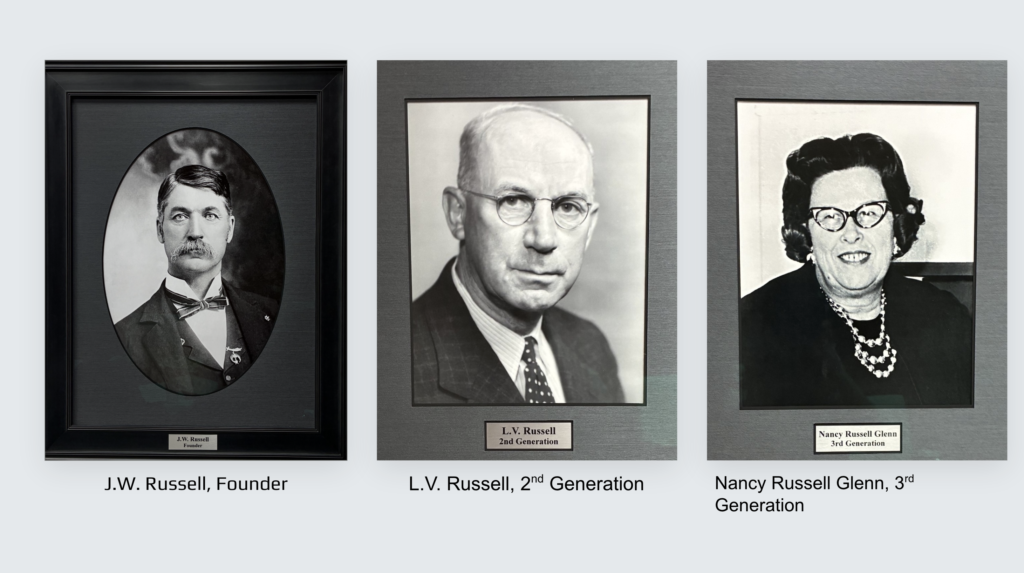 Russell and Glenn Families, Adel